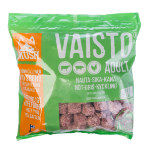 Vaisto grønn fryst | storfe-svin-kylling | 800g/3kg/10kg