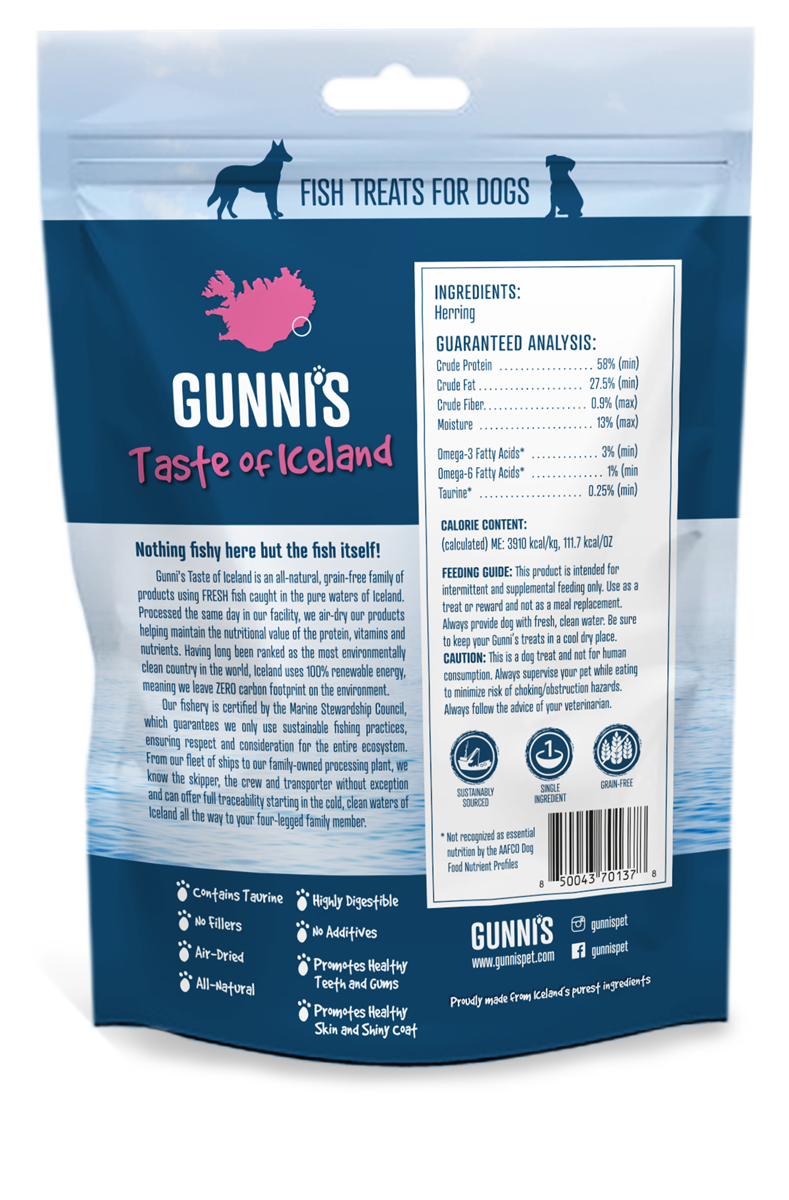 Gunni's - hel tørket sild