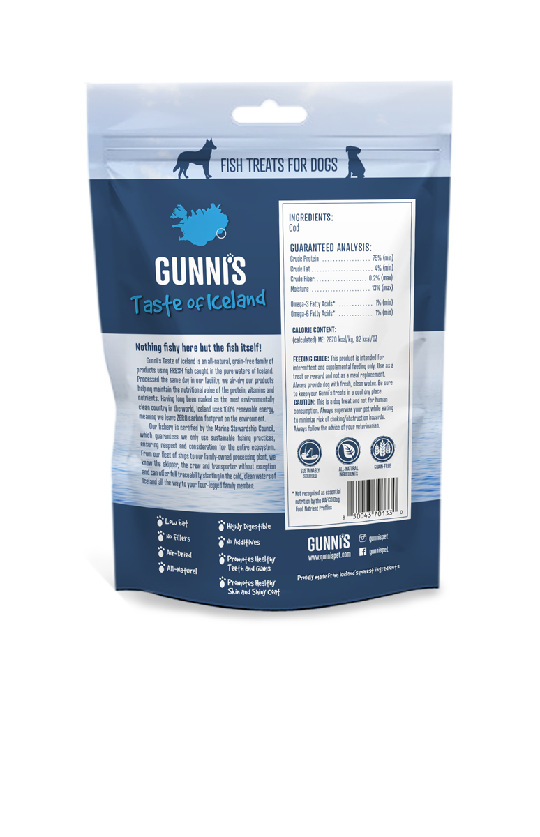Gunni's - torsk sticks 90g