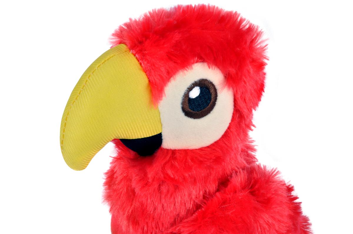 Fetching Flock Collection Paula the Parrot m/Chew Guard