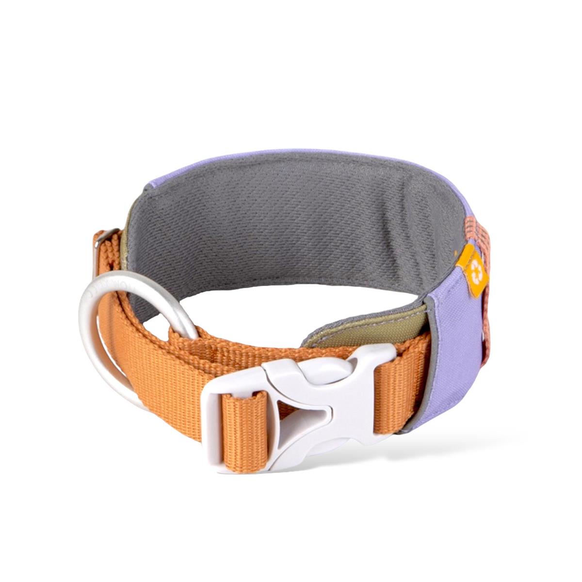 Woolly Wolf - Alpha 360 halsbånd Lavender mix bakside